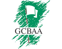 The logo for the Golf Course Builders Association of America