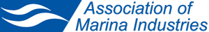 The logo for the Association of Marina Industries