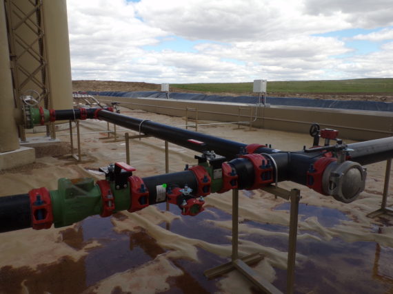 HDPE Water management system in Williston, North Dakota